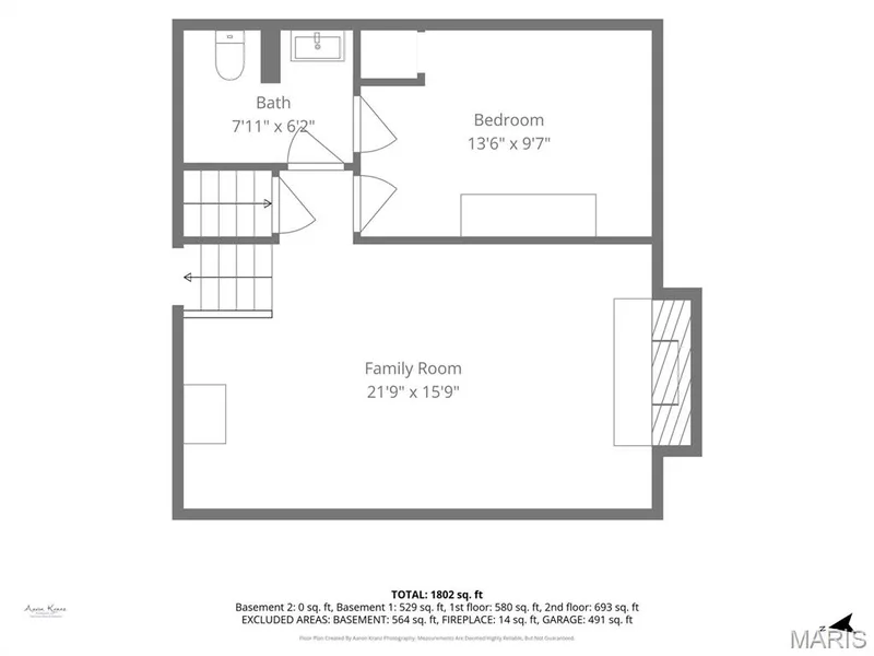 Floor plan lower level — 23 Crescent Woods Drive, St Peters, MO 63376