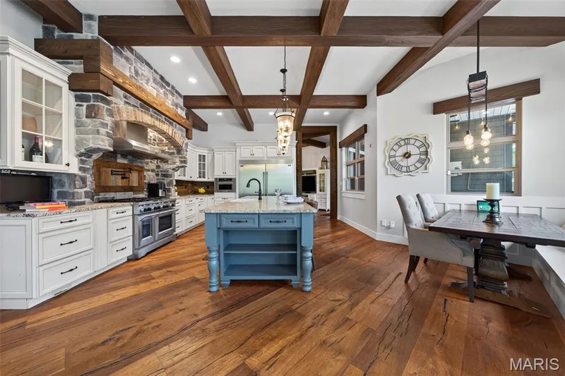 Rich hardwood floors throughout much of the main level — 1950 Diehr Road, Wentzville, MO 63385