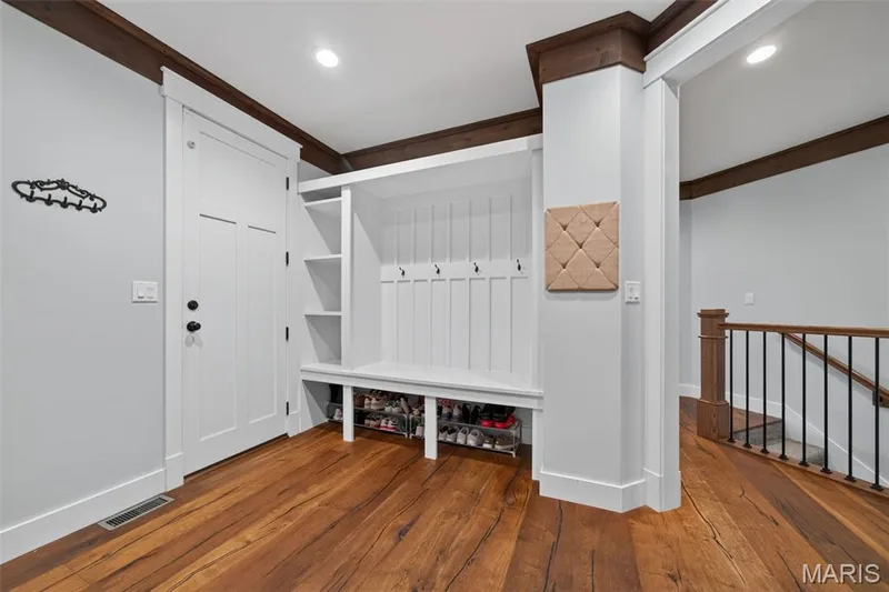 Cubby bench with storage and garage entry — 1950 Diehr Road, Wentzville, MO 63385