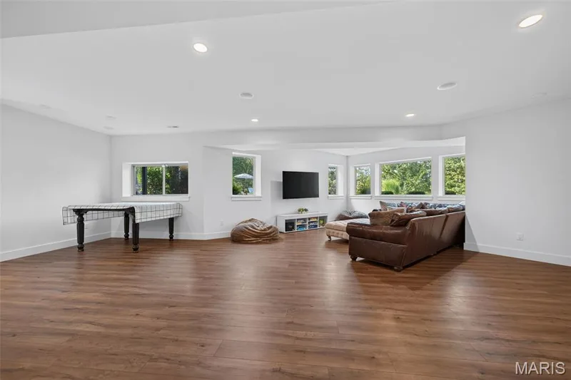 Spacious rec room spans much of the lower level — 1950 Diehr Road, Wentzville, MO 63385