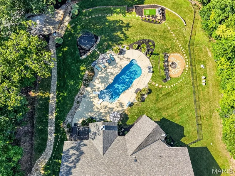 Yard is fenced and has irrigation system — 1950 Diehr Road, Wentzville, MO 63385