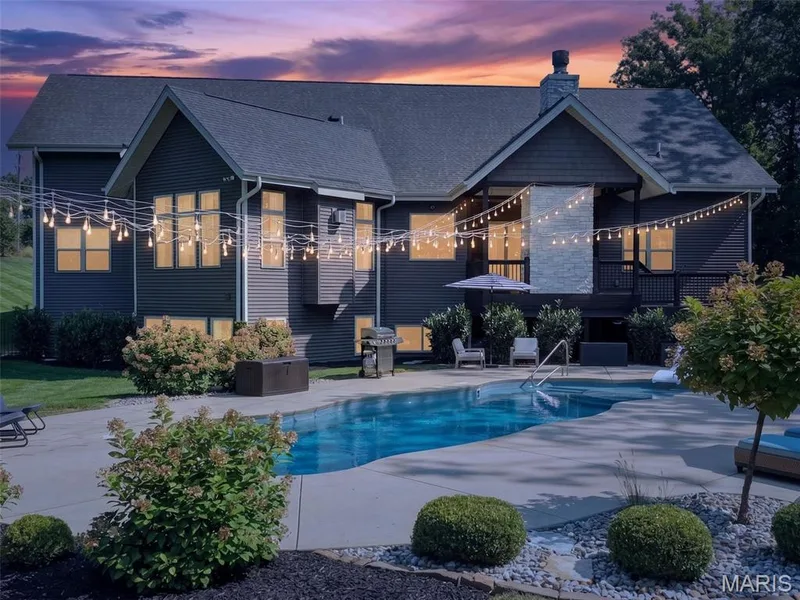 Overhead lights on the pool for unforgettable evenings — 1950 Diehr Road, Wentzville, MO 63385