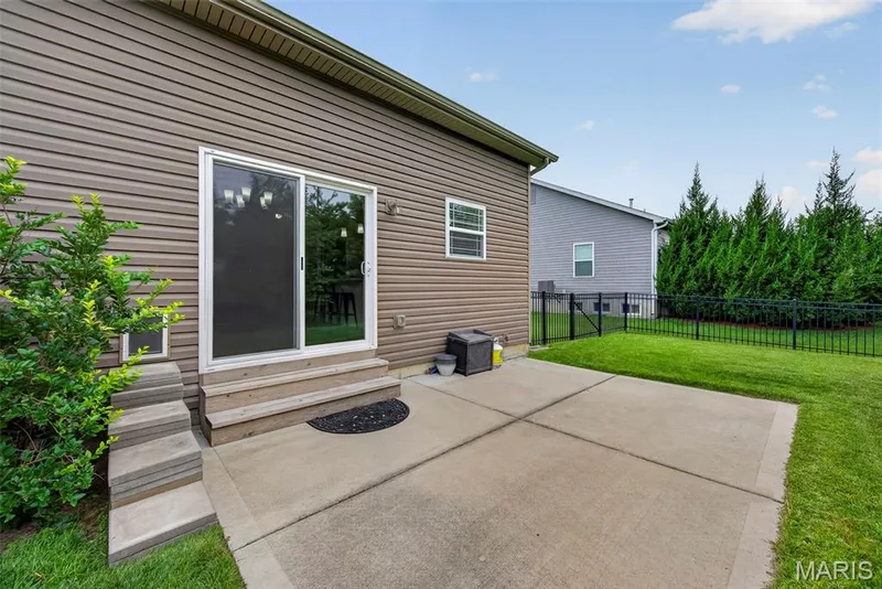 17' X 9' patio just off the dining area — 103 Pomodora Circle, Wentzville, MO 63385