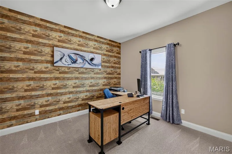 Bedroom #3 currently serves as a home office — 103 Pomodora Circle, Wentzville, MO 63385