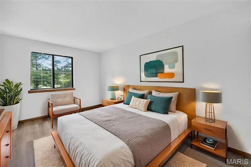 VIRTUALLY STAGED BEDROOM 1 — 1440 Heritage Landing #201, St Charles, MO 63303
