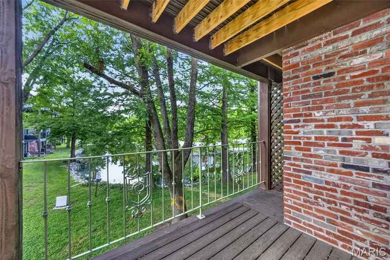 DECK OFF OF LIVING ROOM — 1440 Heritage Landing #201, St Charles, MO 63303