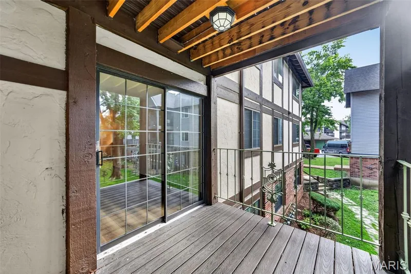 DECK OFF OF LIVING ROOM — 1440 Heritage Landing #201, St Charles, MO 63303