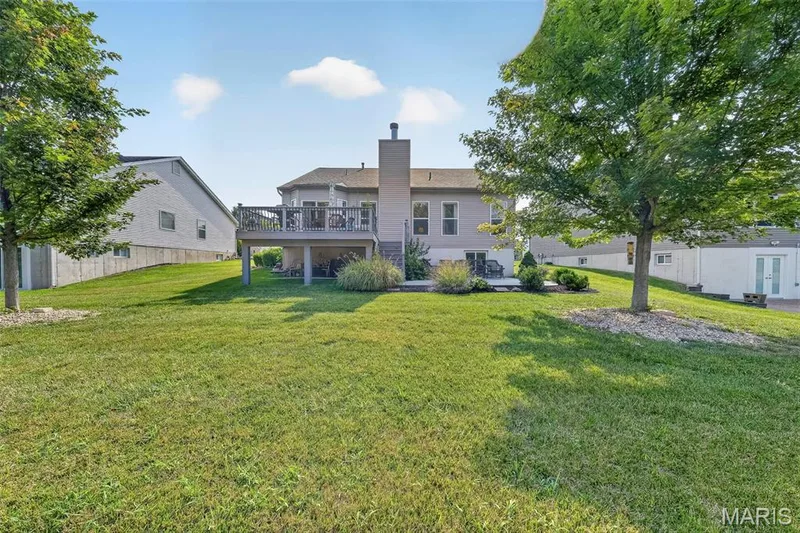 A spacious yard for outdoor activities. — 1125 Crystal Creek Parkway, Wentzville, MO 63385