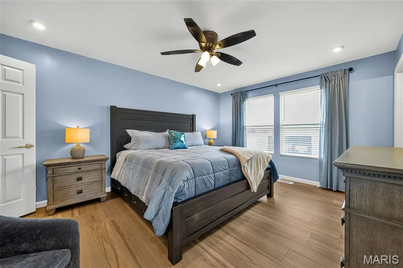 Large and cozy primary bedroom — 2211 Eagle River Drive, O'Fallon, MO 63366