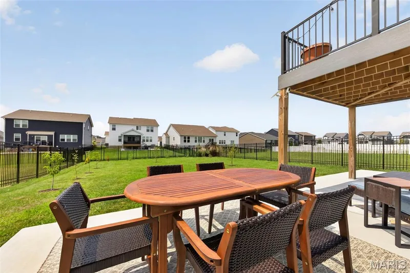 Two levels of outdoor entertaining! Wait until you see the sunsets!! — 2211 Eagle River Drive, O'Fallon, MO 63366