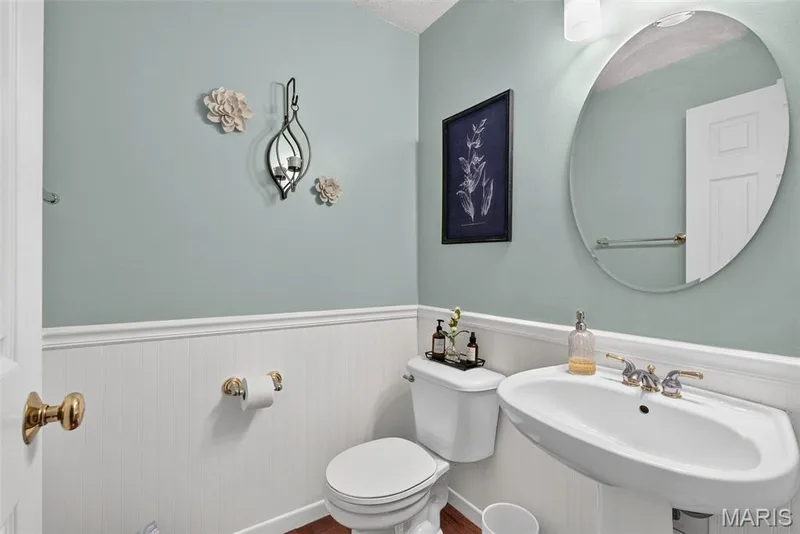 Powder Room on Main Floor — 307 Camilla Drive, O'Fallon, MO 63366