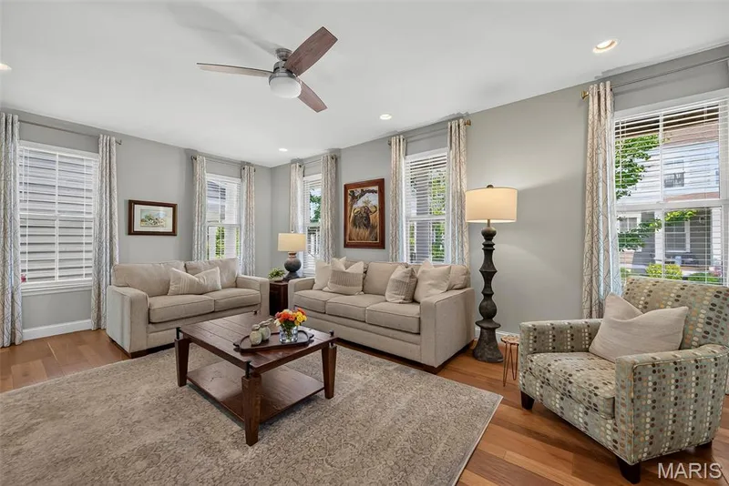 Plenty of Natural Light in the Large Front Living Room — 3253 Camp Street, St Charles, MO 63301
