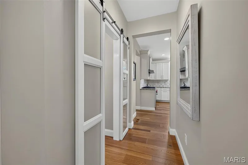 Custom Double Barn Doors to Half Bathroom — 3253 Camp Street, St Charles, MO 63301