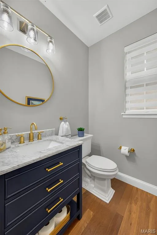 Updated Main Floor Half Bathroom — 3253 Camp Street, St Charles, MO 63301