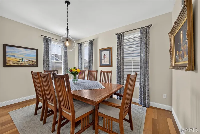 Spacious Dining Room with Engineered Hardwood Floors — 3253 Camp Street, St Charles, MO 63301