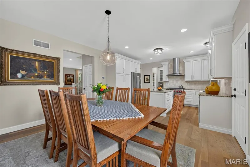 Spacious Dining Room with Engineered Hardwood Floors — 3253 Camp Street, St Charles, MO 63301