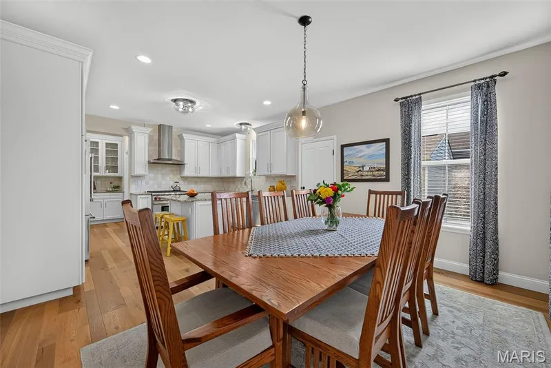 Spacious Dining Room with Engineered Hardwood Floors — 3253 Camp Street, St Charles, MO 63301