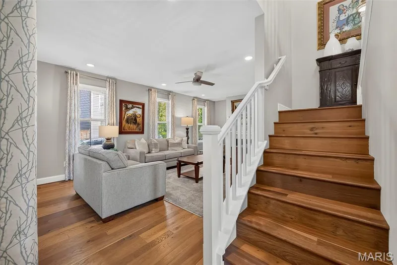 Stairs to Second Level from Foyer — 3253 Camp Street, St Charles, MO 63301