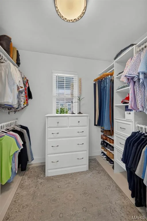 Primary Walk In Closet with Custom Organizers — 3253 Camp Street, St Charles, MO 63301