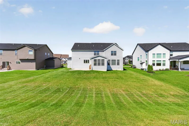 Rear Elevation with Patio — 106 Downview Drive, O'Fallon, MO 63368