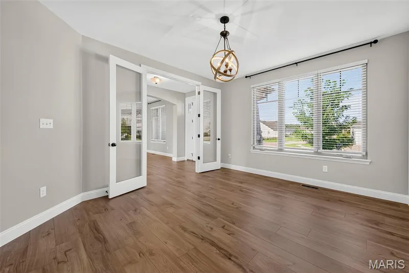 8 Foot Glass Double Doors in Main Floor Office — 106 Downview Drive, O'Fallon, MO 63368