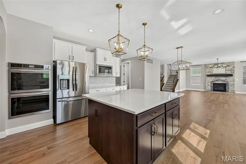Double Wall Ovens and Stainless Steel Appliances in Kitchen — 106 Downview Drive, O'Fallon, MO 63368
