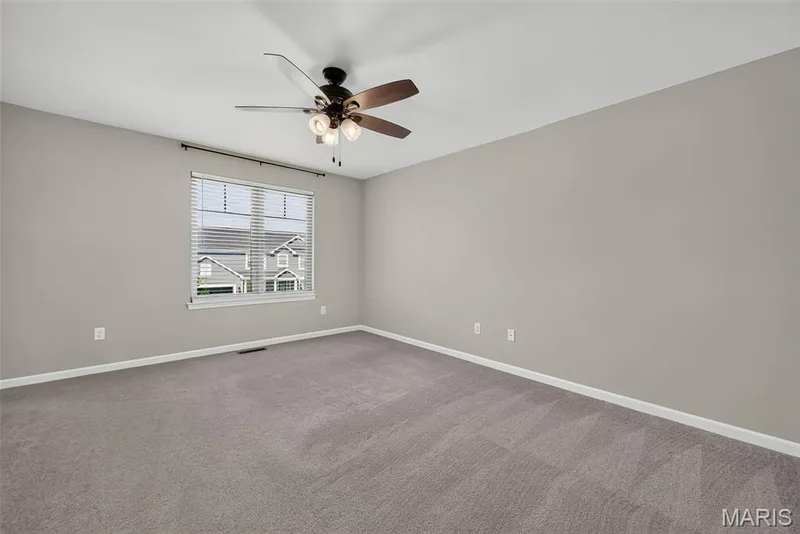 Secondary Bedroom with Walk in Closet and Shared Bath — 106 Downview Drive, O'Fallon, MO 63368