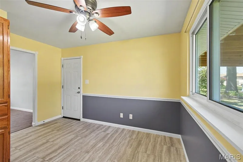 Basement door is directly accross from the garage door, just out of sight to the left. — 39 Oxbow Road, St Peters, MO 63376