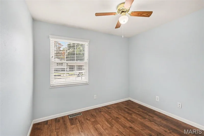 Front center bedroom #3 is across the hall from the shared bath — 39 Oxbow Road, St Peters, MO 63376