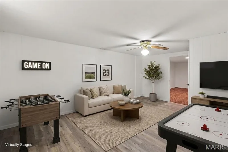 Virtually staged - been dreaming of a game room? — 39 Oxbow Road, St Peters, MO 63376