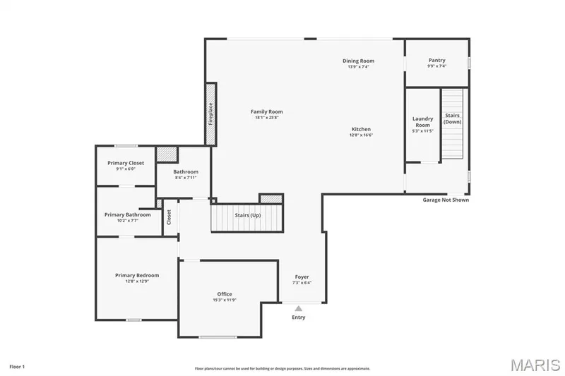 Floor plan — 3 Millers Court, O'Fallon, MO 63366