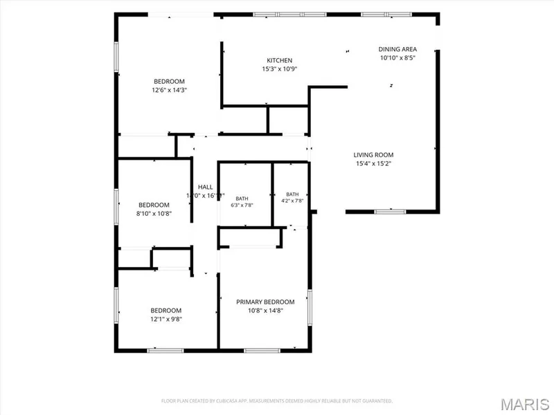 Main Level Floor Plan — 1001 Wilmington Drive, St Charles, MO 63301