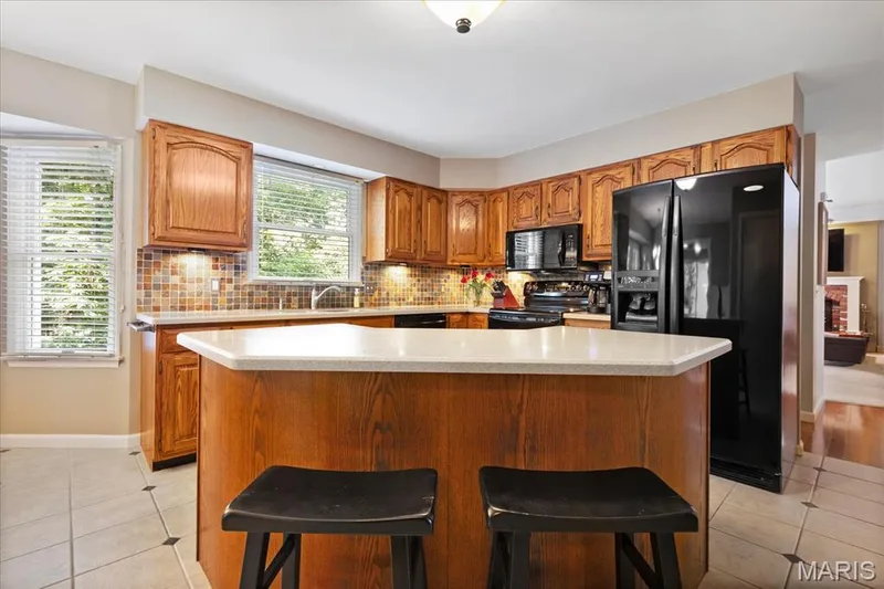 Island With Breakfast Bar — 1131 Black Forest Drive, St Charles, MO 63301