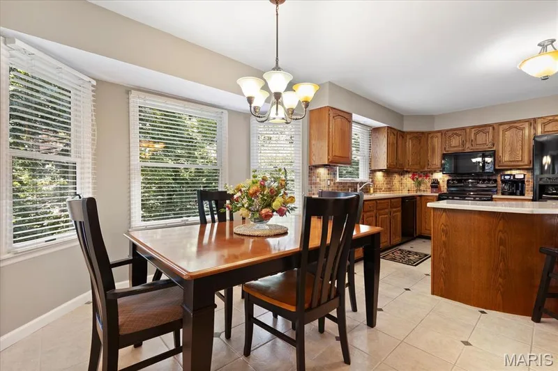 Bay Windows Offering Natural Light — 1131 Black Forest Drive, St Charles, MO 63301