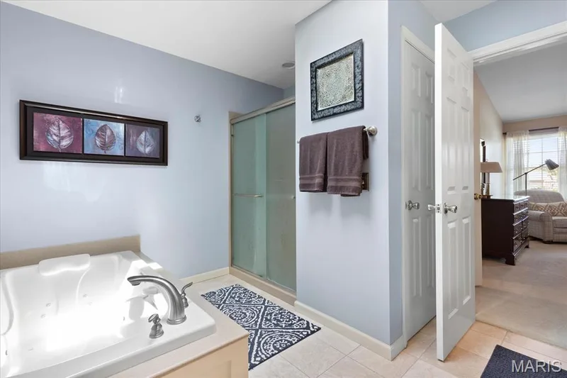 Tub & Standing Shower — 1131 Black Forest Drive, St Charles, MO 63301