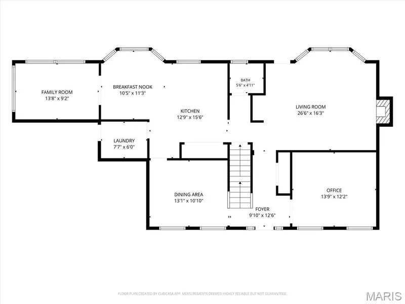 Main Level Floor Plan — 1131 Black Forest Drive, St Charles, MO 63301