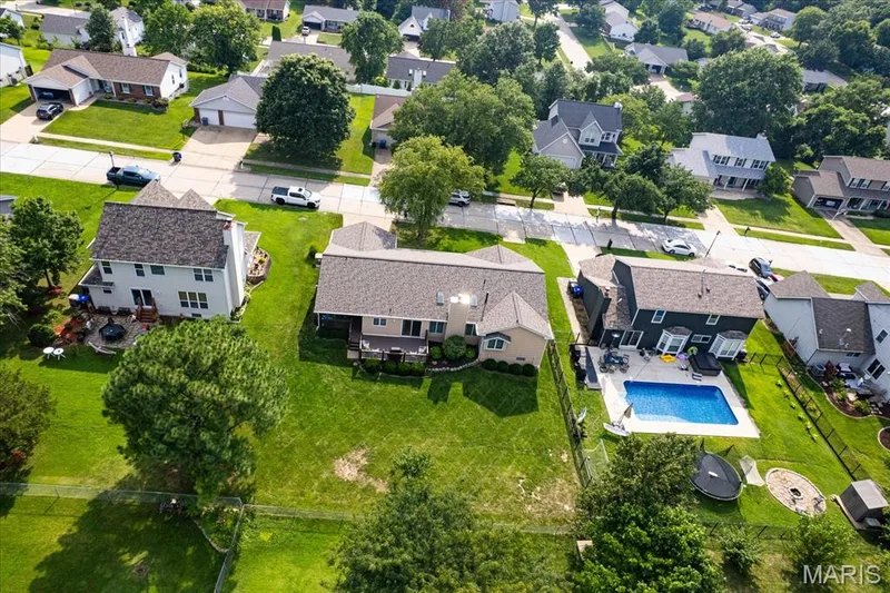 Partially Fenced Yard — 358 Carriage Trail Court, O'Fallon, MO 63368