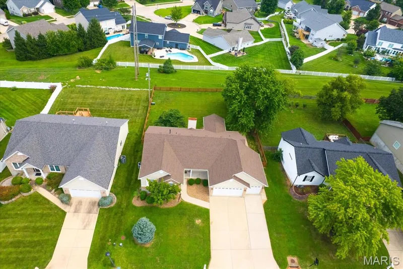 Overhead Aerial View — 312 Thoreau Boulevard, O'Fallon, MO 63366