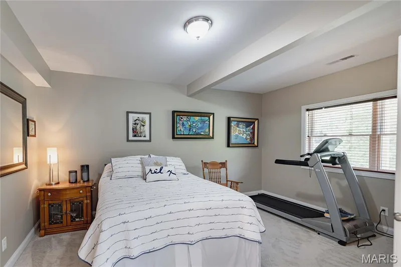 Bedroom #3 with walk in closet — 4484 Kingfisher Court, Augusta, MO 63332