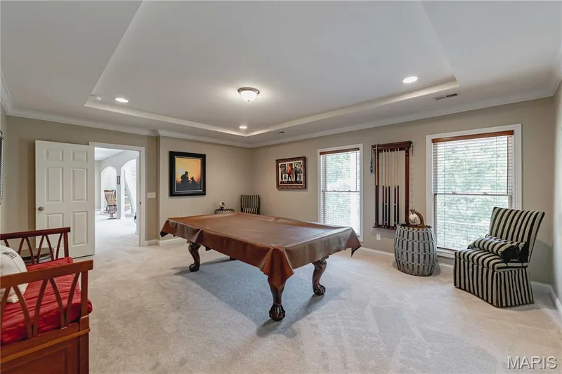 Bedroom #4 with walk in closet — 4484 Kingfisher Court, Augusta, MO 63332