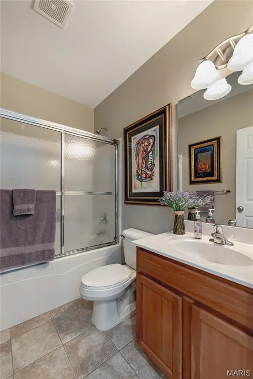 Full bath in lower level — 4484 Kingfisher Court, Augusta, MO 63332