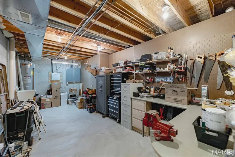 Lower level workshop — 4484 Kingfisher Court, Augusta, MO 63332