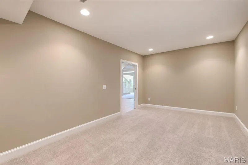 Bonus/media room with pocket doors — 4484 Kingfisher Court, Augusta, MO 63332