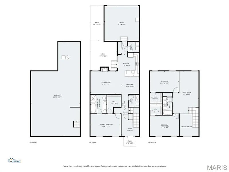 Floor Plan with Dimensions — 947 Rolling Thunder Drive, O'Fallon, MO 63368