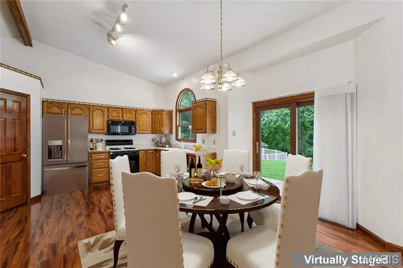 Meals come together easily here, with dining space that flows right into the kitchen for effortless entertaining. — 416 Loiselaine Drive, O'Fallon, MO 63366