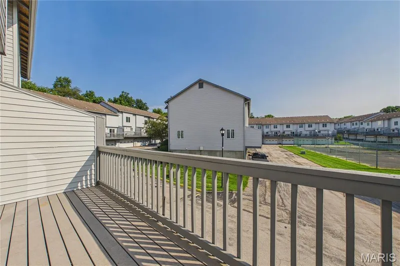 spacious back deck — 3405 Sherman Park Drive #4C, St Charles, MO 63303