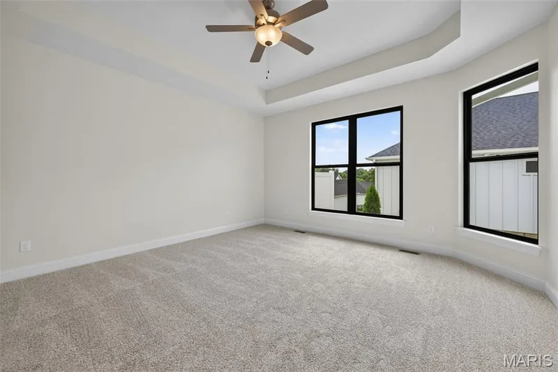Primary Bedroom with Tray Ceiling — 149 Haven Ridge Court, Dardenne Prairie, MO 63368
