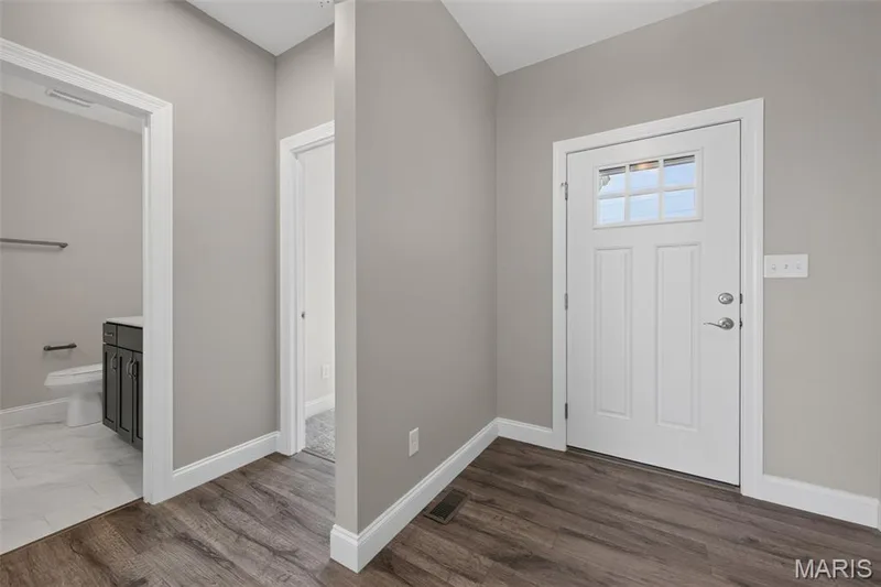Entry with Craftsman Style Door — 149 Haven Ridge Court, Dardenne Prairie, MO 63368