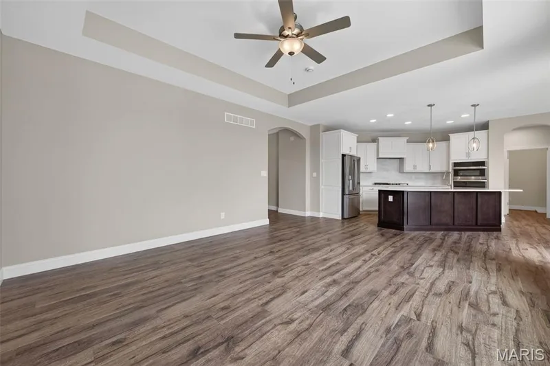 Living Room Open to the Kitchen — 149 Haven Ridge Court, Dardenne Prairie, MO 63368