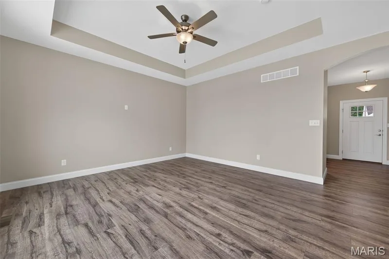 Living Room with Tray Ceiling — 149 Haven Ridge Court, Dardenne Prairie, MO 63368